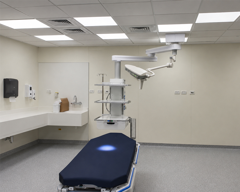 Single OSA System With Built-in LED Treatment Lamp for I.C.U. & Trauma