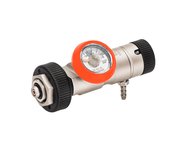 Portable Low Flow Medical Oxygen Regulator with 3/4G inlet