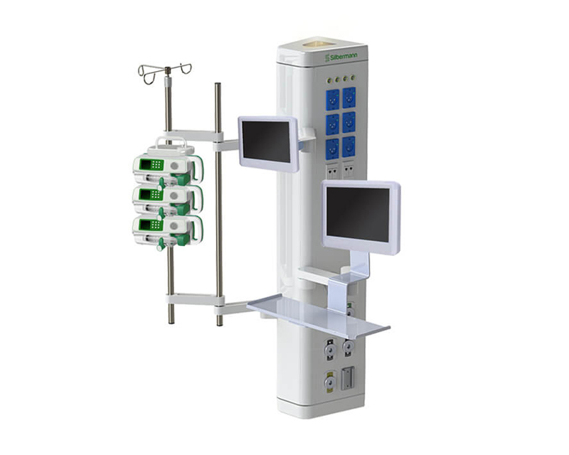 Compact Power Column for Critical Care Unit