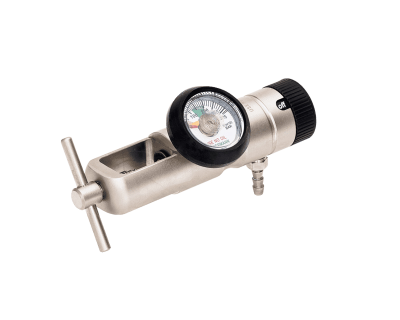Portable Medical Oxygen Regulator – Pin-Index Yoke